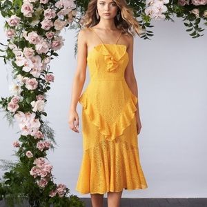 Cooper St. Lace Midi Dress